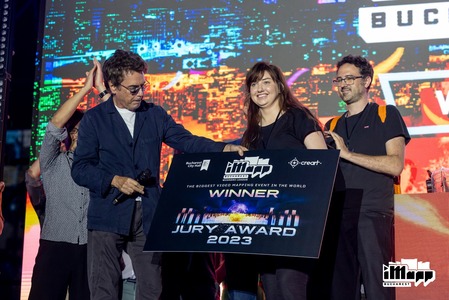 Julia Shamsheieva (Ucraina), câştigătoarea concursului internaţional de 3D video mapping iMapp Bucharest - Winners League - FOTO