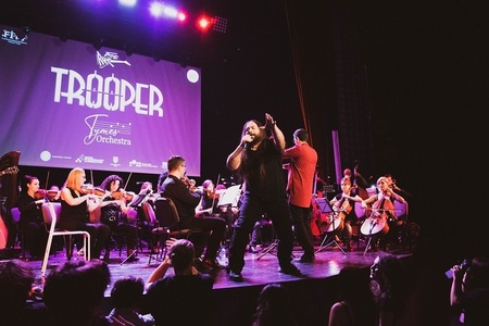 Trooper marchează 28 de ani de activitate cu un concert simfonic la Sala Palatului
