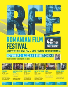 Filme în premieră mondială la a patra ediţie a Festivalului de Film Românesc din Washington. Filmul „Libertate”, proiectat în premieră în SUA