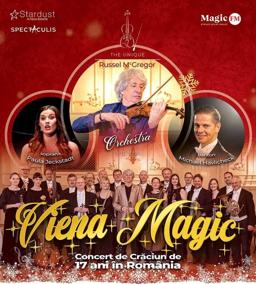 Orchestra Johann Strauss Ensemble va susţine o serie de concerte de Crăciun la Braşov, Cluj, Arad şi Oradea