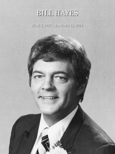 Actorul american Bill Hayes, care a jucat peste cinci decenii în serialul  "Days of Our Lives", a murit la 98 de ani