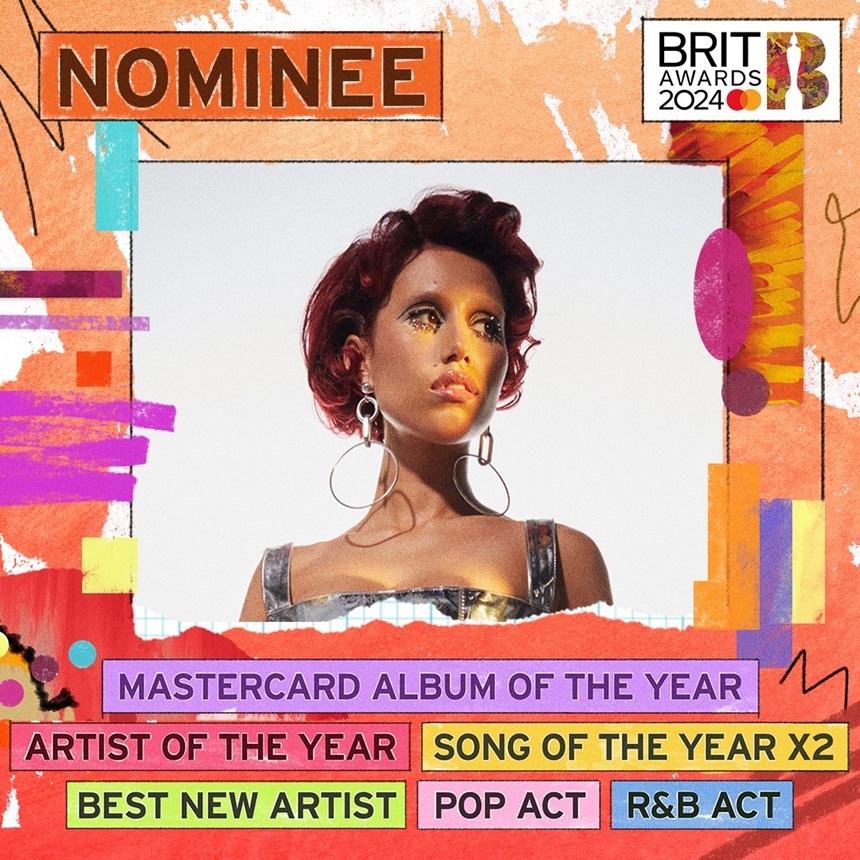 BRIT Awards - Cântăreaţa şi compozitoarea Raye doboară recordul pentru nominalizări. Artistele domină selecţiile din 2024