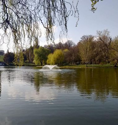 Aeratoare funcţionale în Lacul Carol, pentru a proteja peştii şi celelalte organisme acvatice