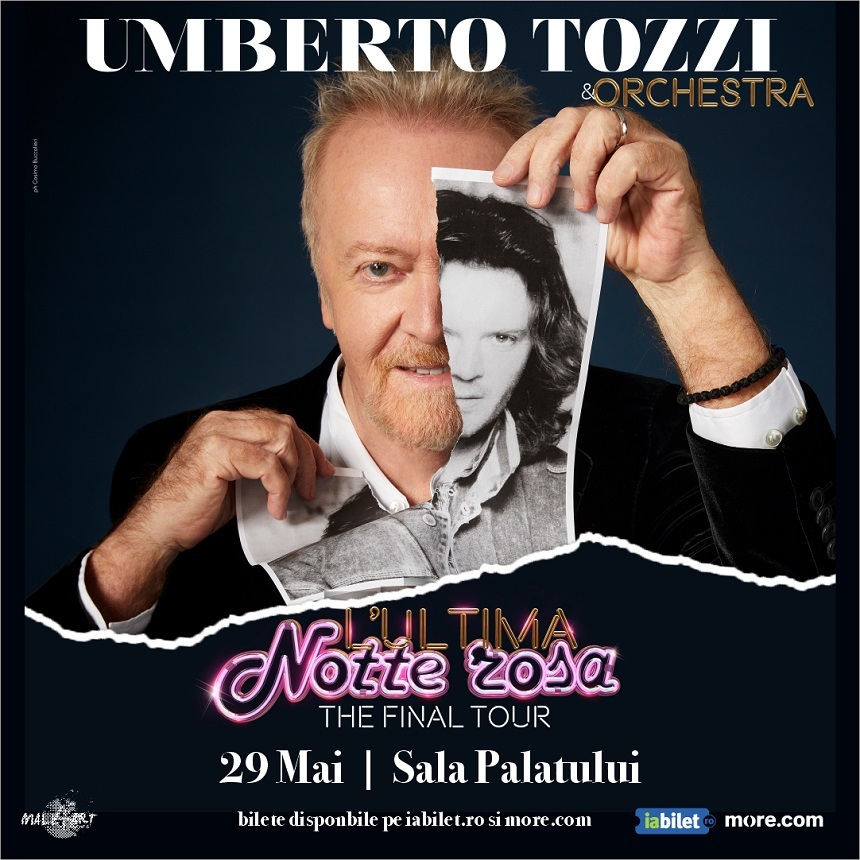 Superstarul italian Umberto Tozzi va cânta în România pentru prima dată. Artistul include concertul de la Sala Palatului în turneul de adio