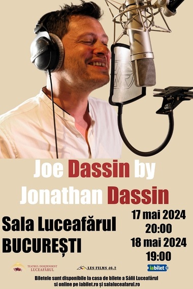 Jonathan Dassin, fiul celebrului Joe Dassin, în concert pentru prima oară la Bucureşti: "Ştiu că multor români le plac cântecele tatălui meu"