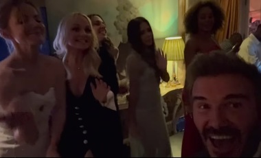 Spice Girls s-au reunit la petrecerea de 50 de ani a Victoriei Beckham - VIDEO