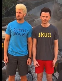 Ryan Gosling şi Mikey Day au apărut ca Beavis şi Butt-Head la premiera filmului „The Fall Guy”, după o scenetă virală din „SNL” - VIDEO