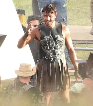 "Gladiator 2" - Primele imagini cu Paul Mescal în costum de războinic roman pe platoul de filmare