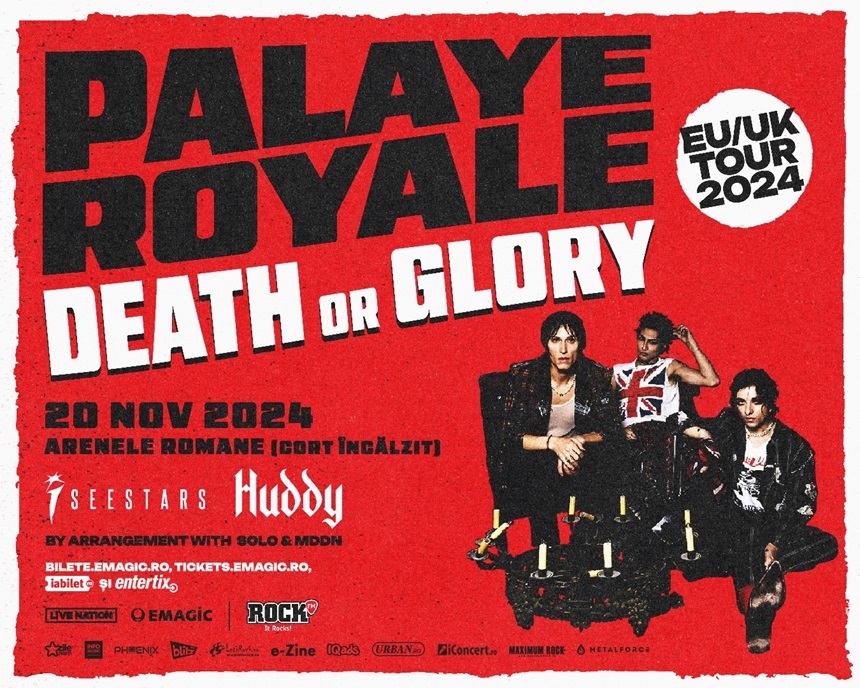 Trio-ul Palaye Royale va concerta la Arenele Romane din Bucureşti în 20 noiembrie