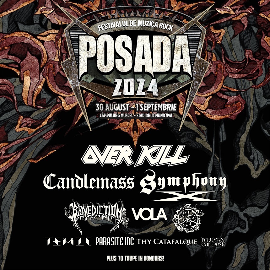 Candlemass, Dordeduh, Thy Catafalque şi Diluvian Collapse, la Posada Rock Festival 2024