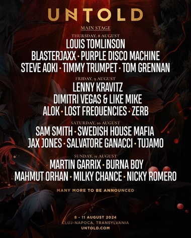 Programul UNTOLD pe zile. Lenny Kravitz şi Swedish House Mafia, pe scena principală