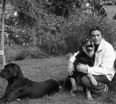 Familia lui Alain Delon refuză să eutanasieze câinele cu care actorul dorea să fie înmormântat