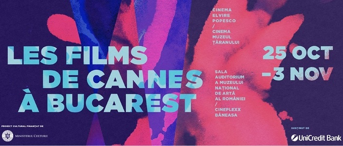 Au fost puse în vânzare biletele pentru ediţia a XV-a a Les Films de Cannes à Bucarest