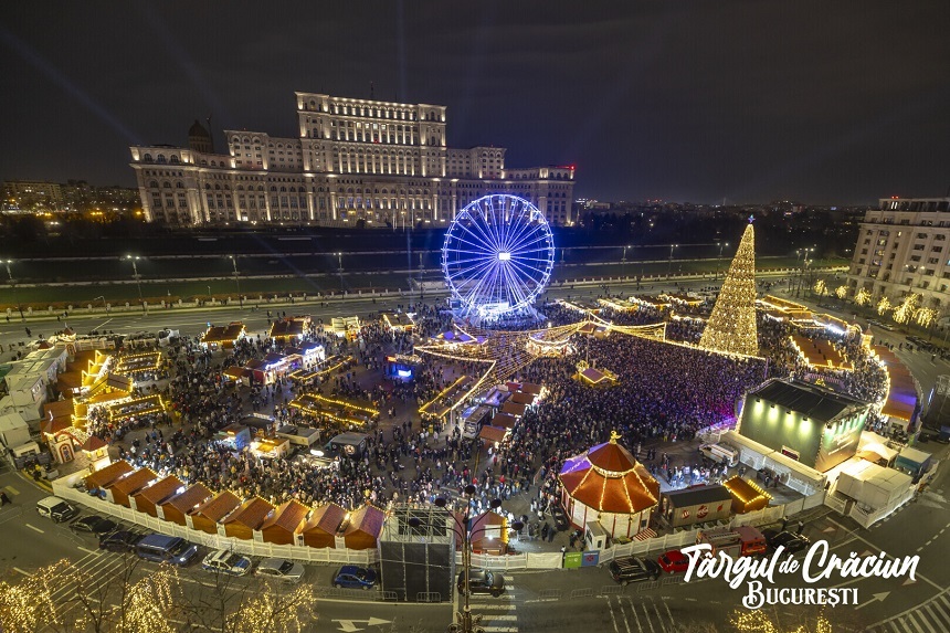 Târgul de Crăciun Bucureşti - 1,3 milioane de vizitatori în 28 de zile/ FOTO