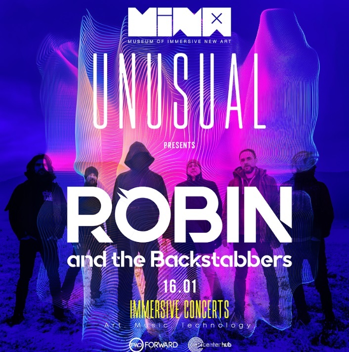 Robin and the Backstabbers, într-un nou concept audiovizual cu muzică şi proiecţii 360 live la MINA Museum