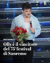 Olly, cu piesa Balorda Nostalgia, a câştigat Festivalul de la San Remo - VIDEO
