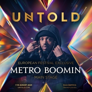 Metro Boomin, producător american de hip-hop şi trap, va veni prima dată în România la UNTOLD X