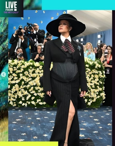 Rihanna şi A$AP Rocky au anunţat, la Met Gala, că aşteaptă un al treilea copil