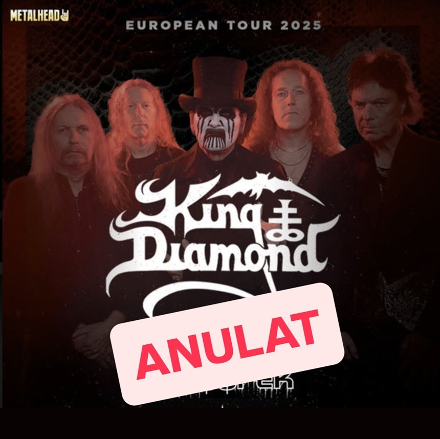 Concertul King Diamond, care urma să aibă loc marţi la Arenele Romane din Bucureşti, a fost anulat