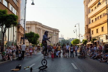 Spectacole de animaţie, acrobaţii şi ateliere pentru copii la „Străzi Deschise - Bucureşti” în acest weekend