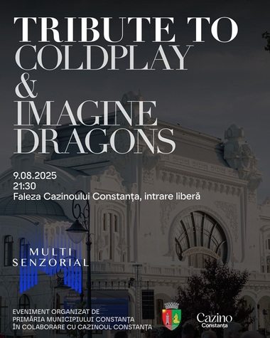 Muzica trupelor Coldplay şi Imagine Dragons va fi reinterpretată de instrumente clasice, în premieră, pe faleza Cazinoului din Constanţa