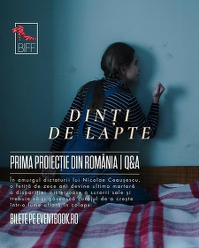 Filmul „Dinţi de lapte”, de Mihai Mincan, prezentat în premieră naţională la Bucharest International Film Festival
