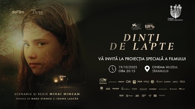„Dinţi de lapte”, o poveste tulburătoare a unei dispariţii misterioase, proiectat în avanpremieră, în prezenţa echipei, în mai multe oraşe din România/ VIDEO