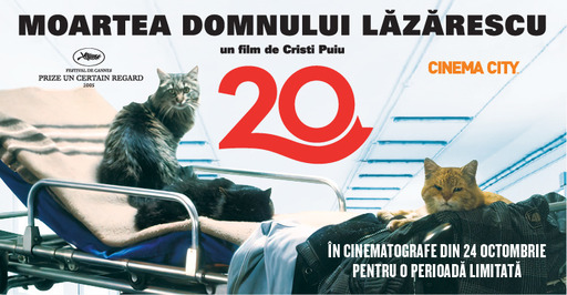 „Moartea domnului Lăzărescu” revine în cinematografe din 24 octombrie pentru o perioadă limitată