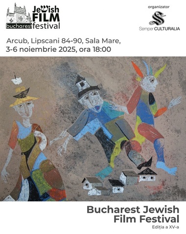 Festivalul de Film Evreiesc revine are loc la Bucureşti între 3 şi 6 noiembrie