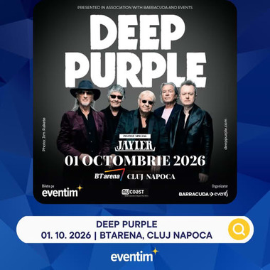 Deep Purple va susţine un nou concert în România