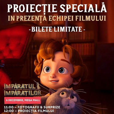 Animaţia „Împăratul Împăraţilor”, inspirat dintr-o poveste de Dickens, în premieră la Bucureşti din 6 decembrie