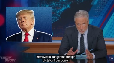 Jon Stewart l-a satirizat pe Trump pentru obsesia sa pentru petrol în timpul conflictului din Venezuela: „Este primul tău război?”/ VIDEO