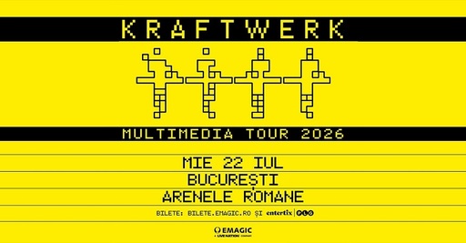 Pionierii muzicii electronice Kraftwerk concertează, în 22 iulie, la Arenele Romane
