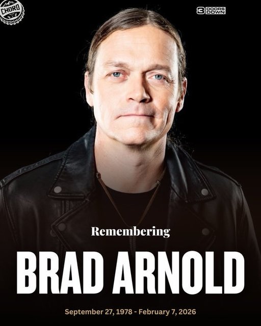 Brad Arnold, solistul trupei rock 3 Doors Down, a murit la 47 de ani. El suferea de cancer renal