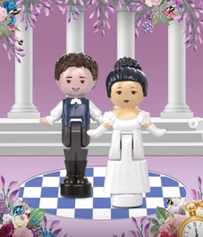 Personaje în miniatură şi scene din sezonul 4 "Bridgerton", o colecţie de păpuşi lansată de Netflix şi Mattel - FOTO