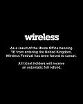 Festivalul de muzică Wireless, anulat după ce lui Kanye West i s-a interzis intrarea în Marea Britanie