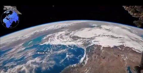 Marea Neagră, văzută din spaţiu - Ambasada României în SUA prezintă imagini surprinse de nava spaţială Orion în timpul misiunii Artemis II - VIDEO