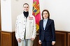 Maia Sandu s-a întâlnit cu Satoshi, reprezentantul Republicii Moldova la Eurovision, înainte de plecarea la Viena: „Îi ţinem pumnii!”/ VIDEO