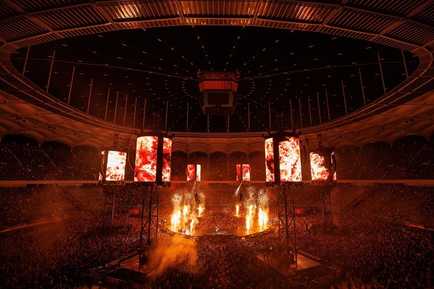 Metallica a adus turneul mondial M72 la Bucureşti/ Concertul a doborât două recorduri