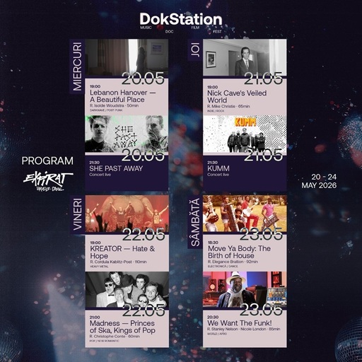 Reperele ediţiei DokStation - Music Doc Film Fest: Filme despre David Bowie, Kreator, Paul Di'Anno, Marianne Faithfull, Boy George, Jimmy Somerville