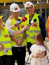 După Cuba Gooding Jr., Eric Roberts a vizitat şantierul noii Clinici de Psihiatrie Pediatrică de la Obregia