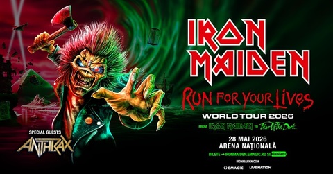 Program şi regulament de acces la concertul Iron Maiden de pe Arena Naţională