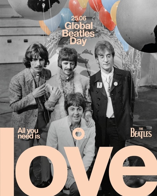 Global Beatles Day, sărbătorită în 25 iunie - Versiune colorizată a interpretării originale „All You Need Is Love”, publicată gratuit pe YouTube