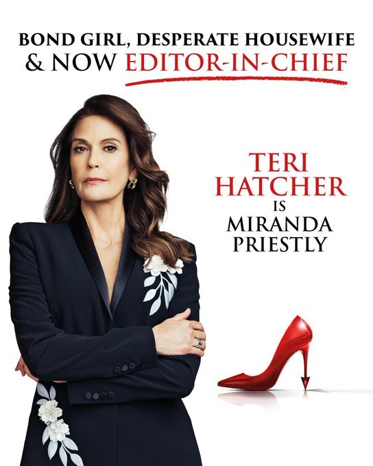 Teri Hatcher o înlocuieşte pe Vanessa Williams în rolul Mirandei din musicalul „Diavolul se îmbracă în Prada”