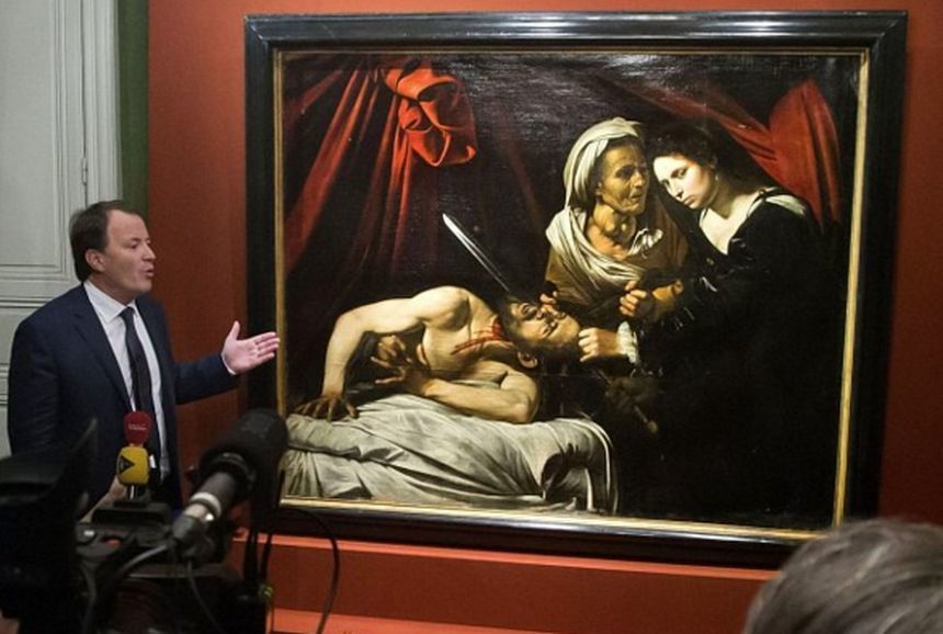 Experţi în artă: Un tablou descoperit în podul unei case din sudul Franţei este un Caravaggio de 137 milioane de dolari. FOTO