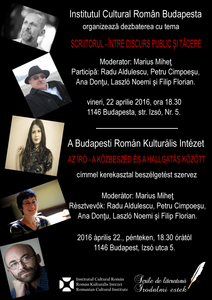 Filip Florian, Radu Aldulescu şi Petru Cimpoeşu, printre scriitorii care vor reprezenta România la Festivalul Internaţional al Cărţii de la Budapesta