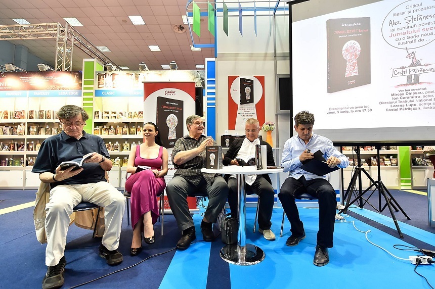 Bookfest 2016 - O lansare cu Dinescu şi Caramitru: "Alex. Ştefănescu este cel mai mare autor din literatura română care a refuzat femei"