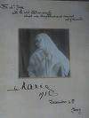 O fotografie cu autograf dăruită de Regina Maria istoricului Nicolae Iorga, expusă la Muzeul Cotroceni