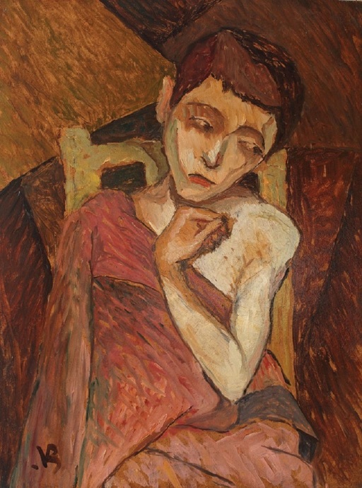 Tabloul ”Portret de fată” de Victor Brauner, scos la licitaţie pentru 25.000 de euro