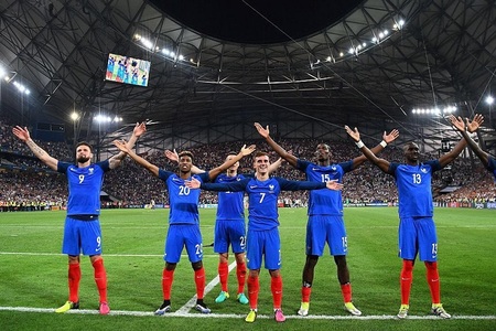 Meciul dintre Franţa şi Germania a fost urmărit de aproximativ 3 milioane de telespectatori, la Pro TV